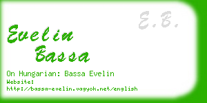 evelin bassa business card